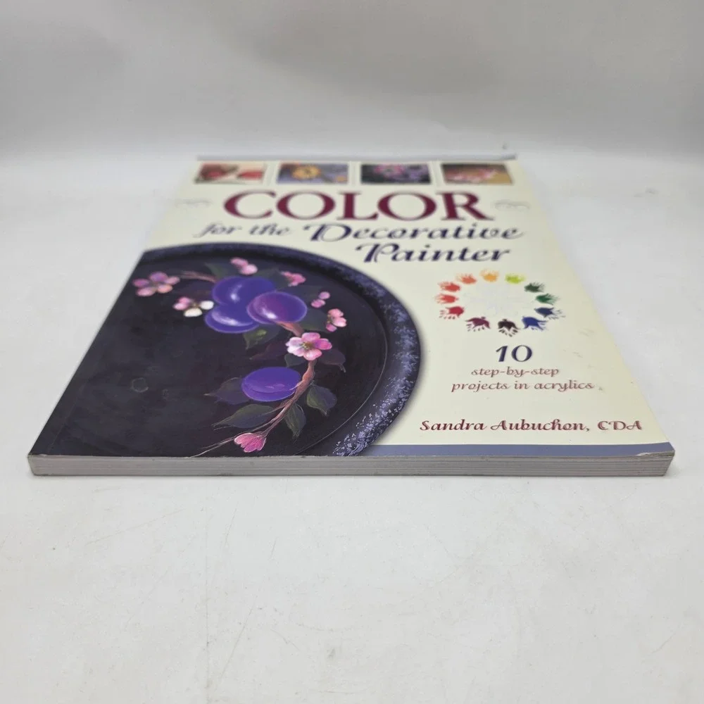 North Light Color for the Decorative Painter Sandra Aubuchen Acrylic Art Book